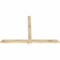 Ekena Millwork Eugene Rough Sawn Timber Gable Bracket, Douglas Fir, 72"W x 48"H x 2"D x 4"F, 16/12 Pitch GBW072X48X0204EUG00RDF - alternate 2